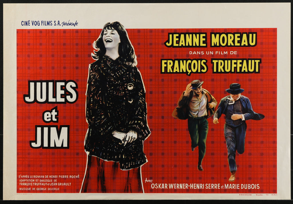 Jules & Jim Original Vintage Movie Poster