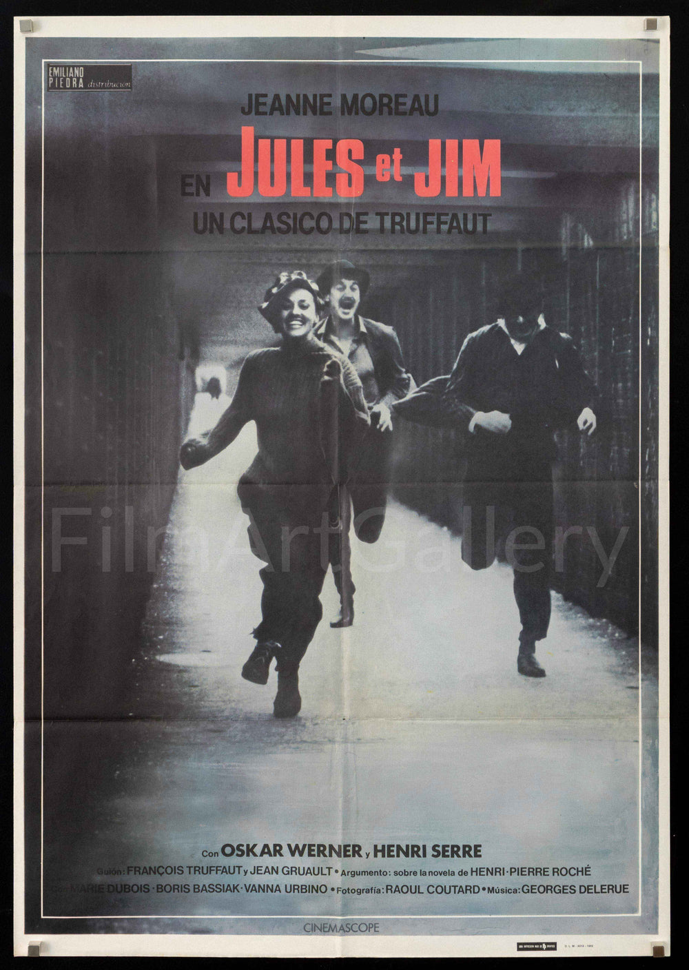 Jules &amp; Jim Original Vintage Movie Poster