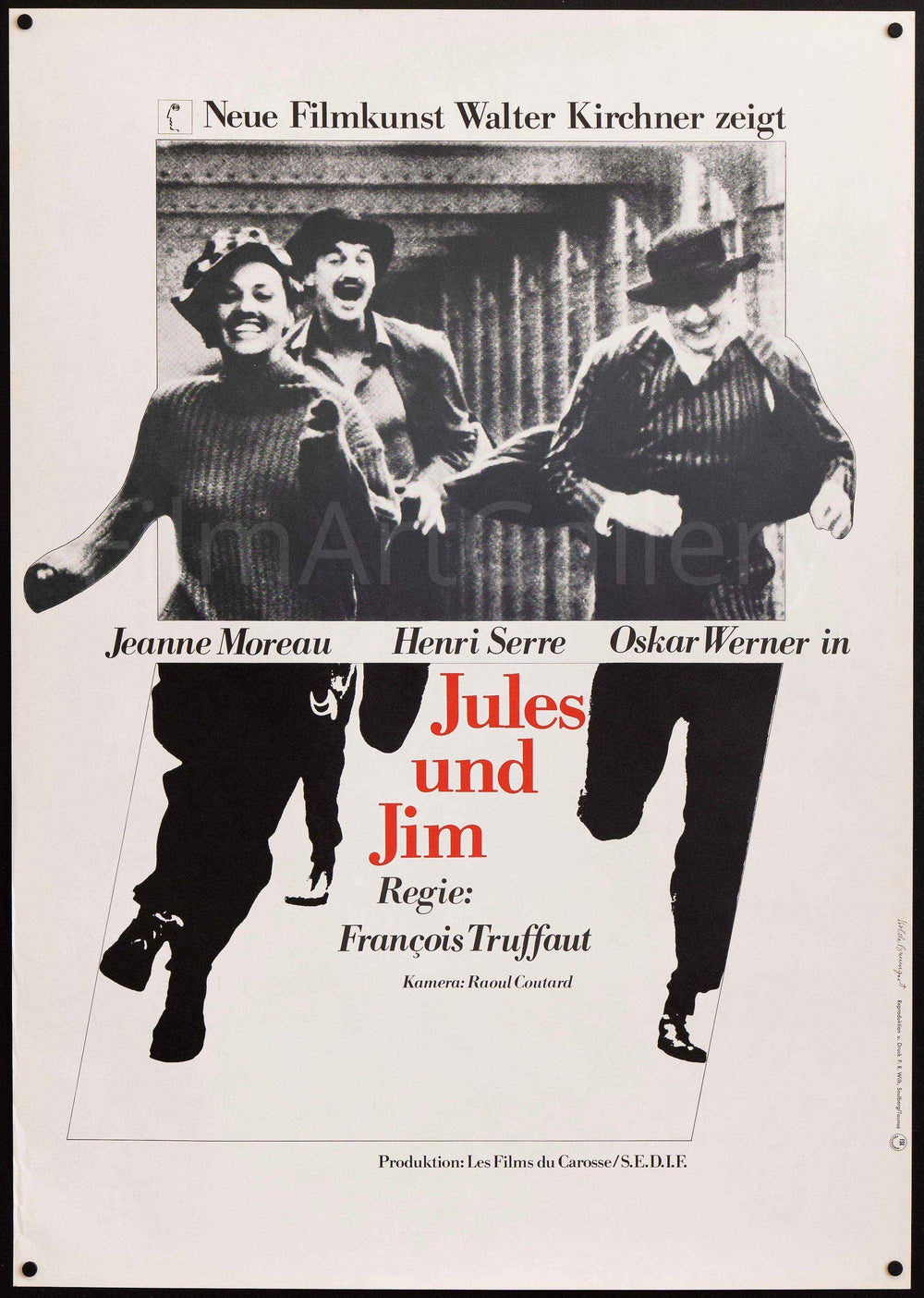 Jules &amp; Jim Original Vintage Movie Poster