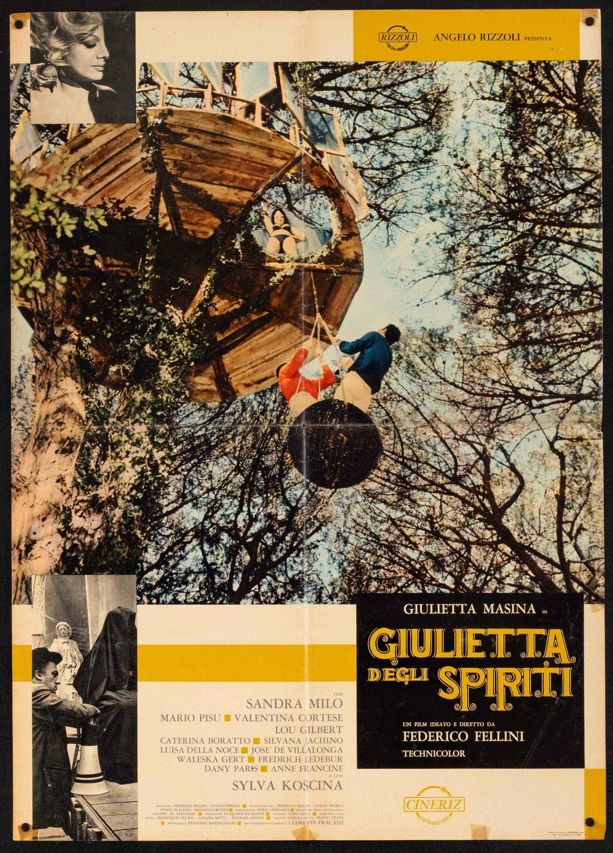Juliet of the Spirits (Giulietta Degli Spiriti) Original Vintage Movie Poster