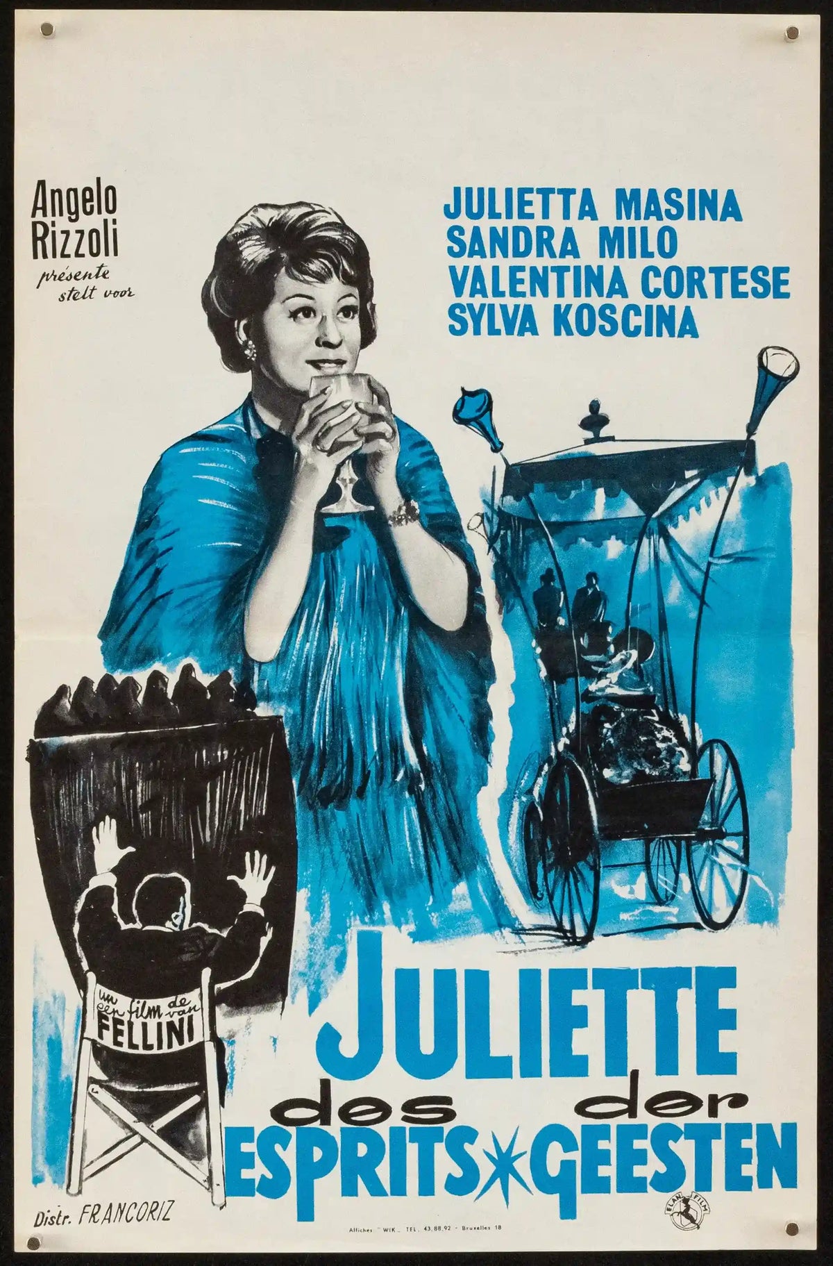 Juliet of the Spirits (Giulietta Degli Spiriti) Original Vintage Movie Poster