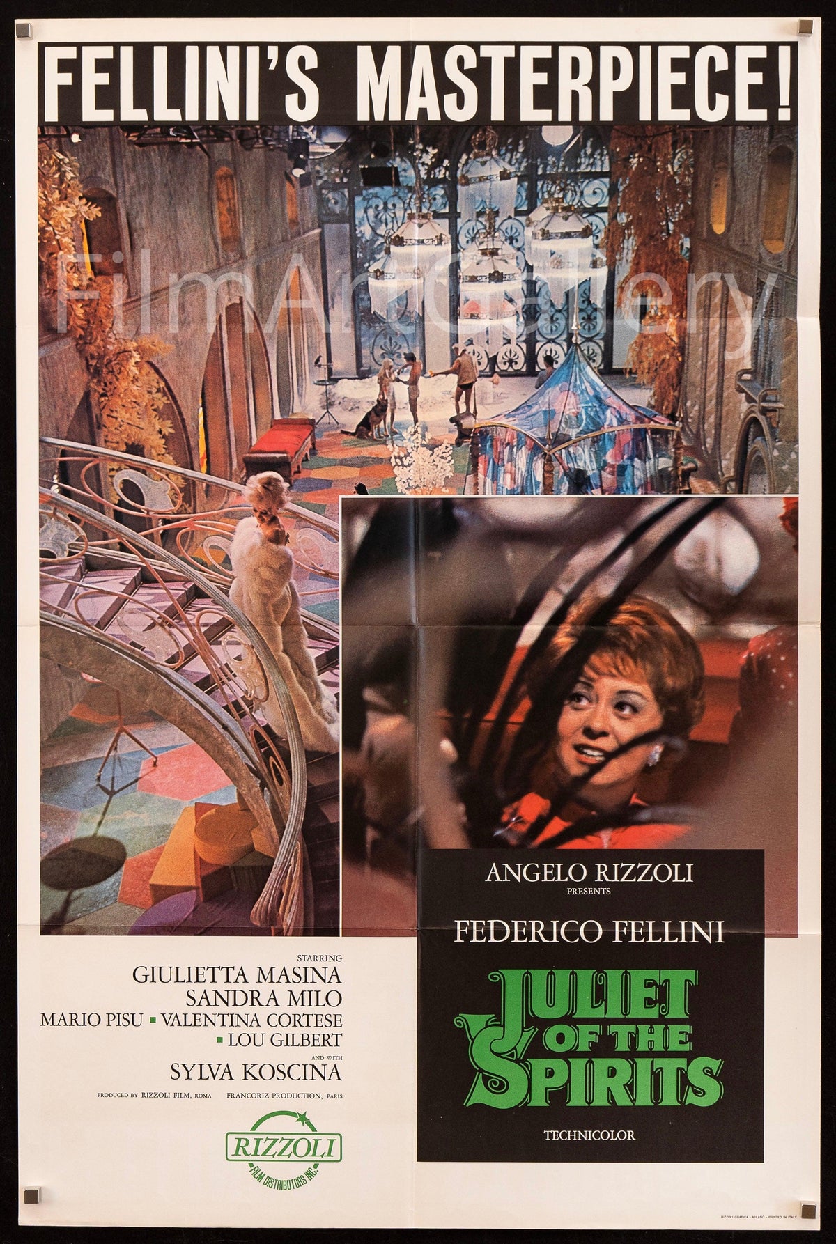 Juliet of the Spirits (Giulietta Degli Spiriti) Original Vintage Movie Poster