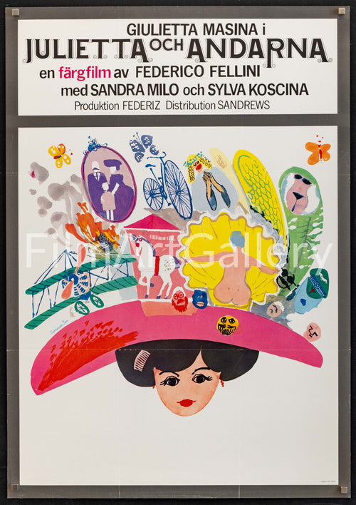 Juliet of the Spirits (Giulietta Degli Spiriti) Original Vintage Movie Poster