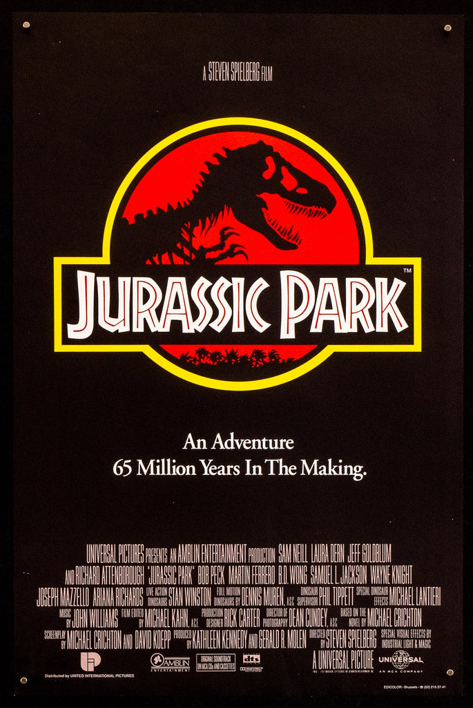 Jurassic Park Original Vintage Movie Poster