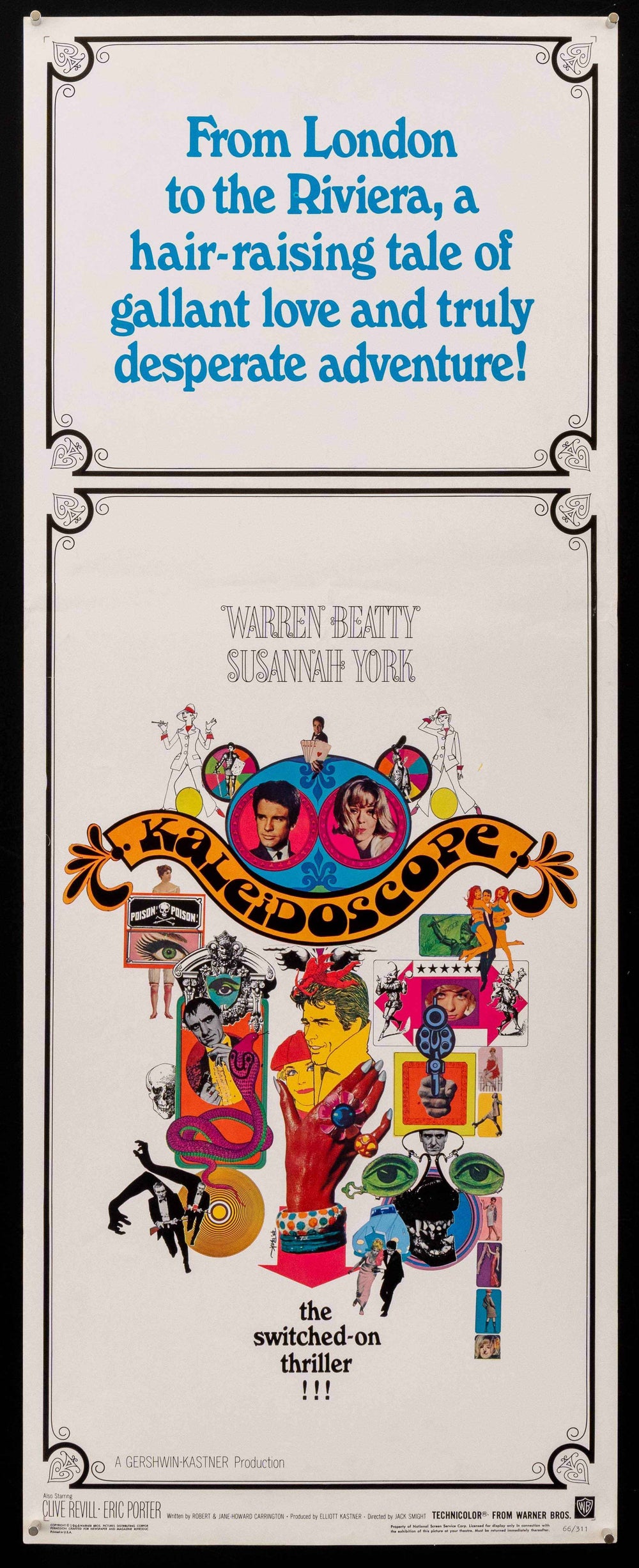 Kaleidoscope Original Vintage Movie Poster
