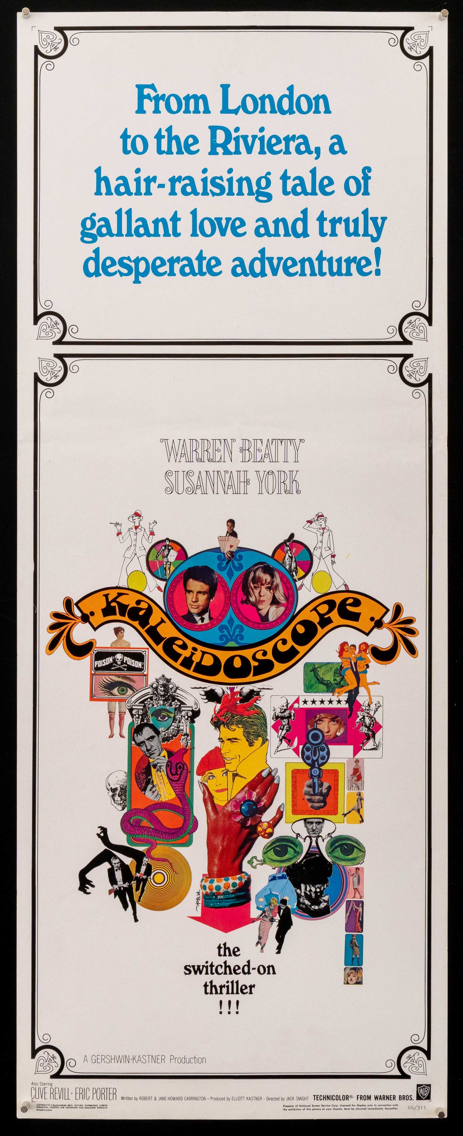 Kaleidoscope Original Vintage Movie Poster