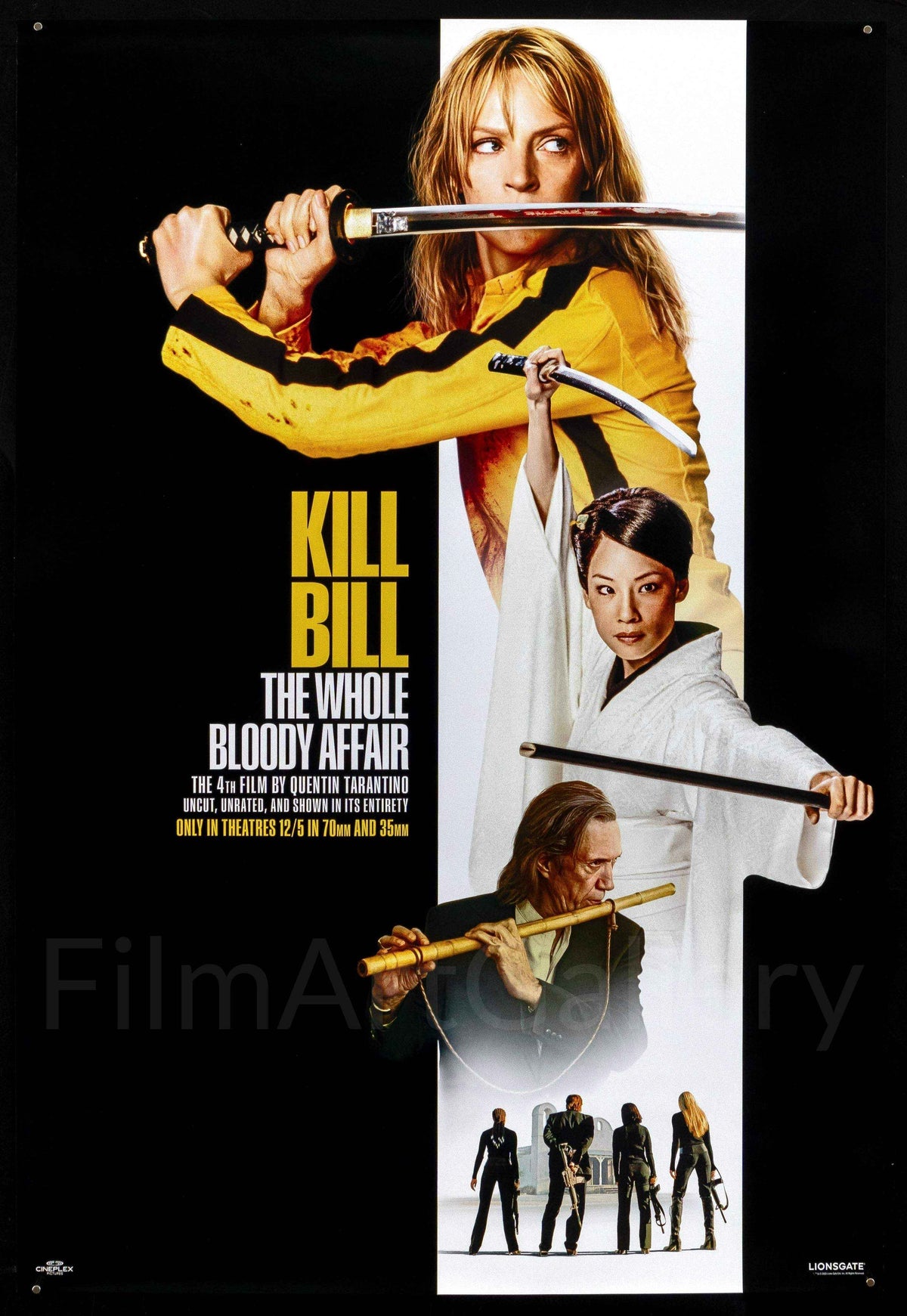 Kill Bill: The Whole Bloody Affair Original Vintage Movie Poster