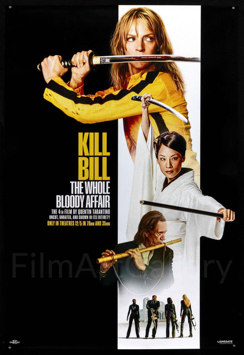Kill Bill: The Whole Bloody Affair Original Vintage Movie Poster