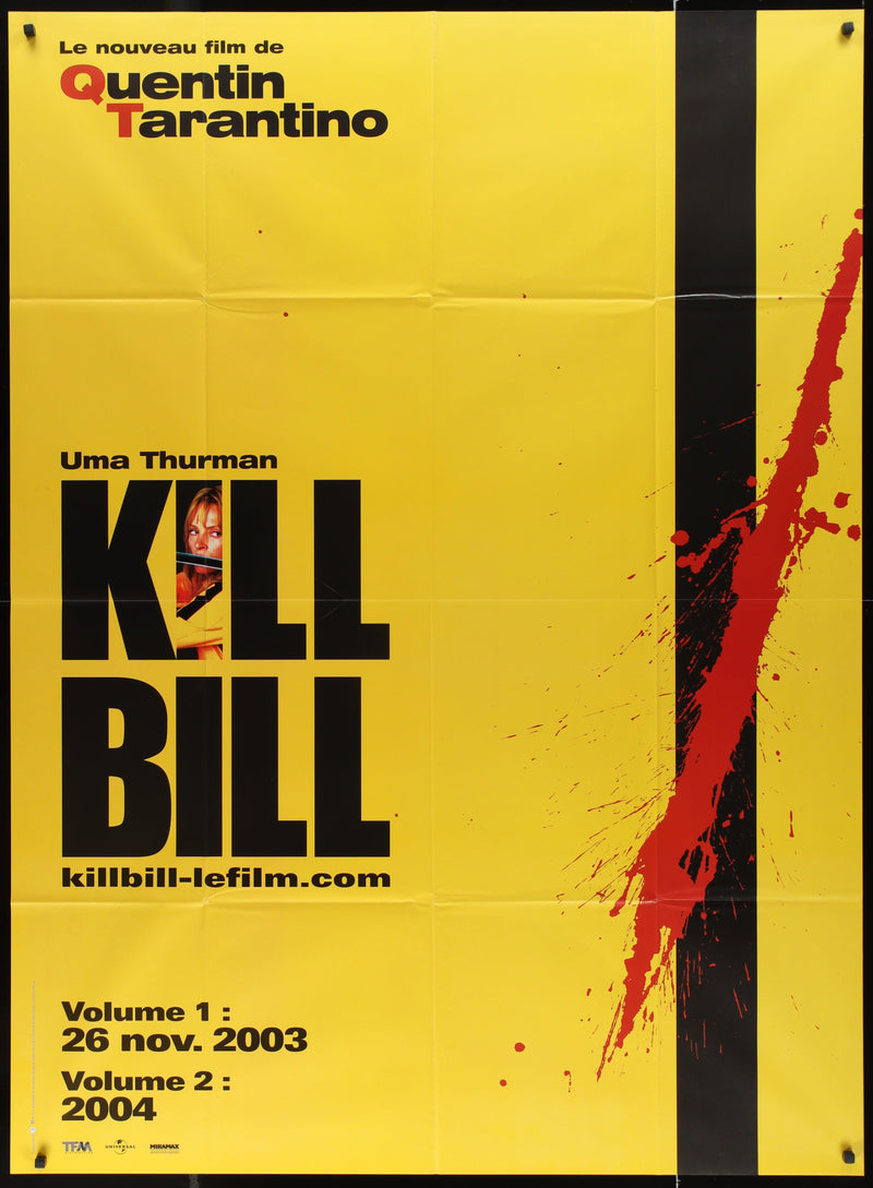 Kill Bill Volume 1 French 1 Panel (47x63) Original Vintage Movie Poster