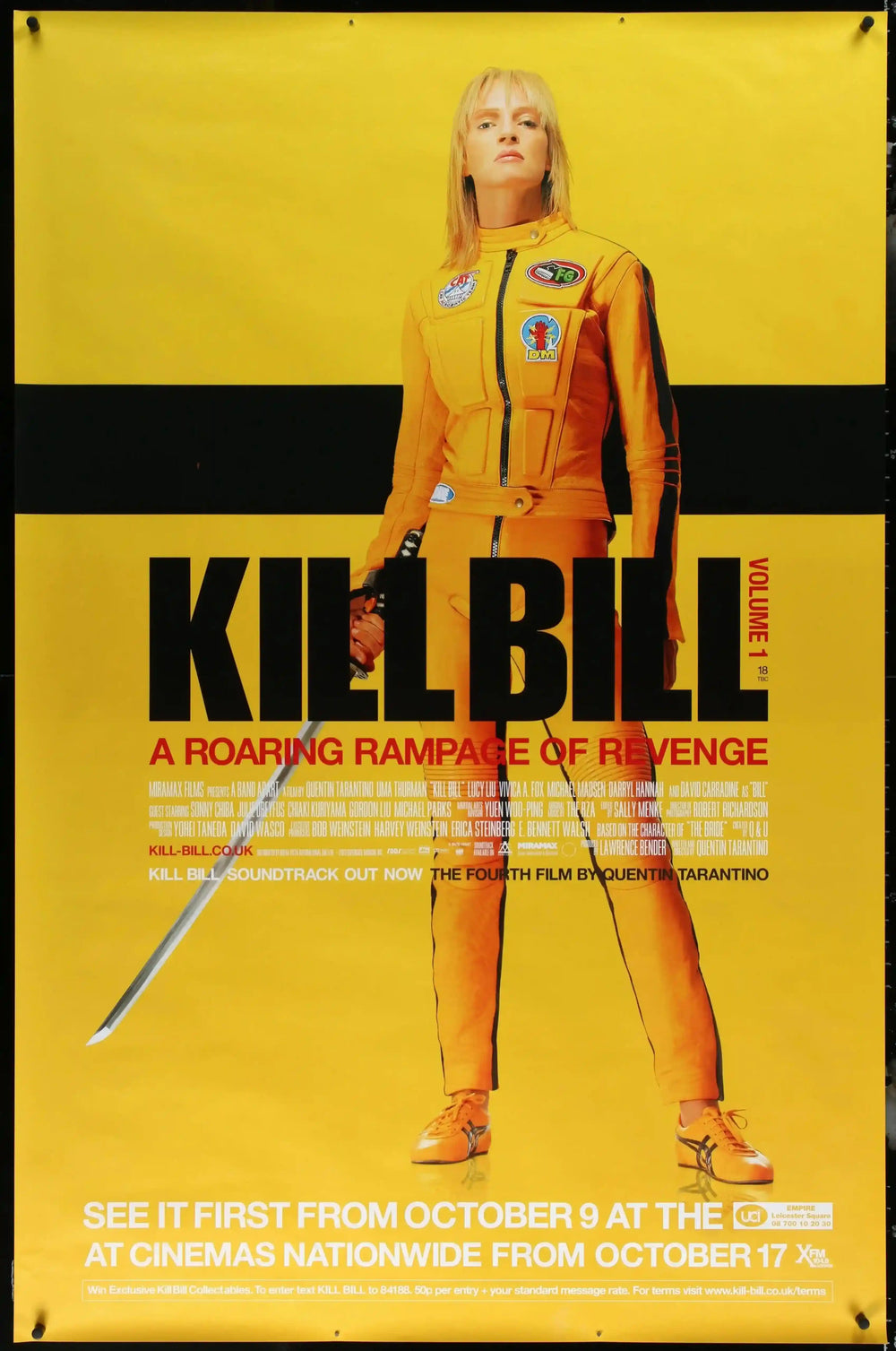Kill Bill Volume 1 Original Vintage Movie Poster