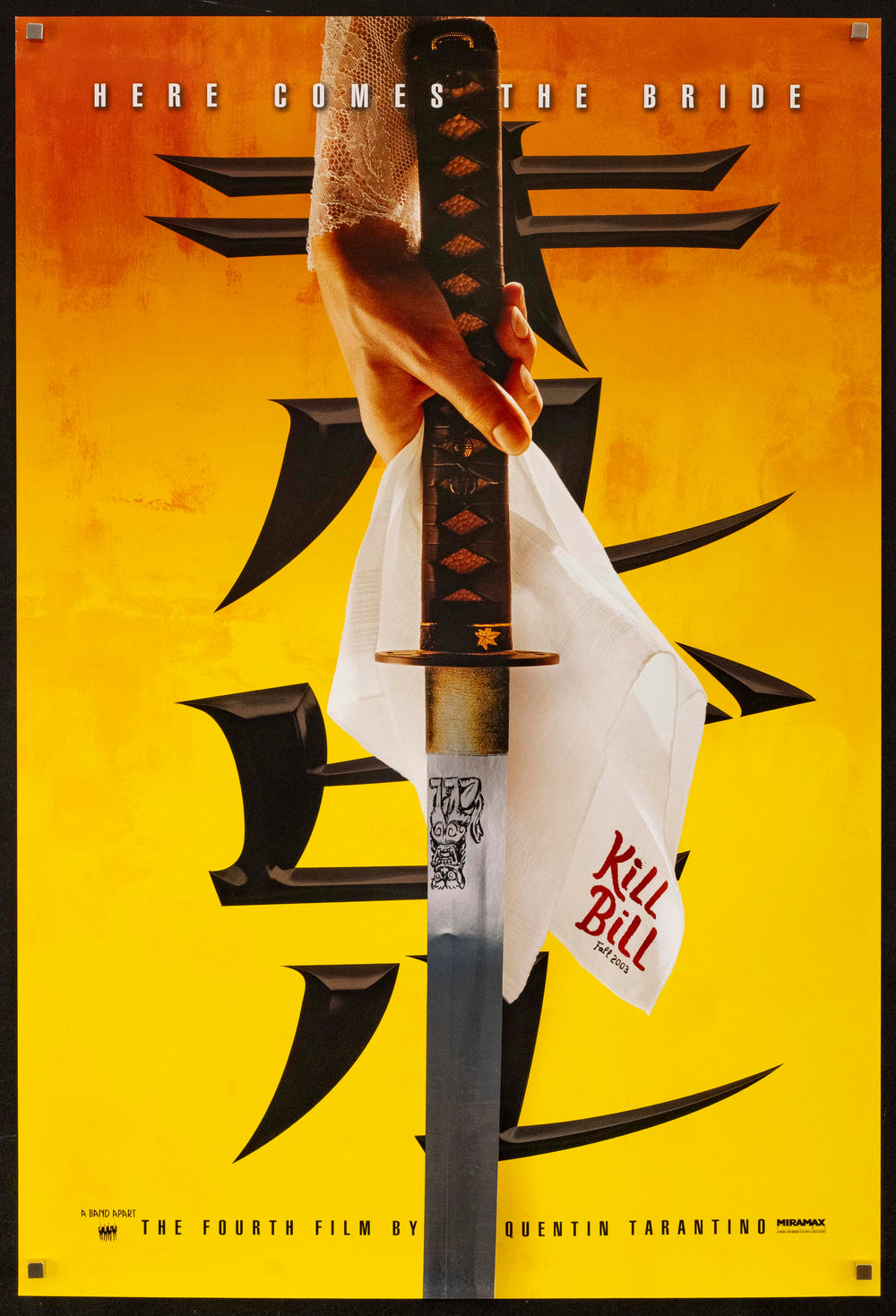 Kill Bill Volume 1 Original Vintage Movie Poster