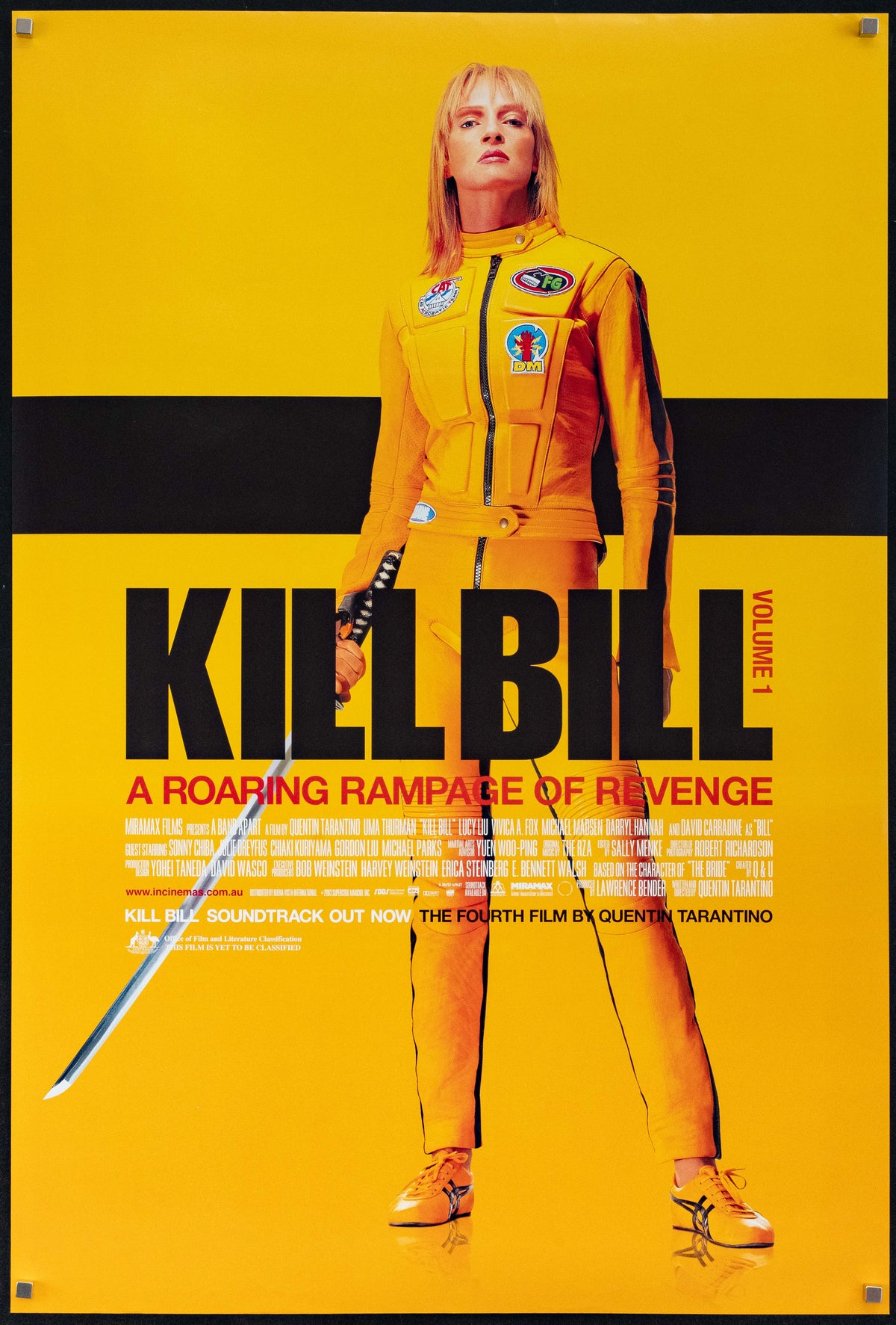 Kill Bill Volume 1 Original Vintage Movie Poster