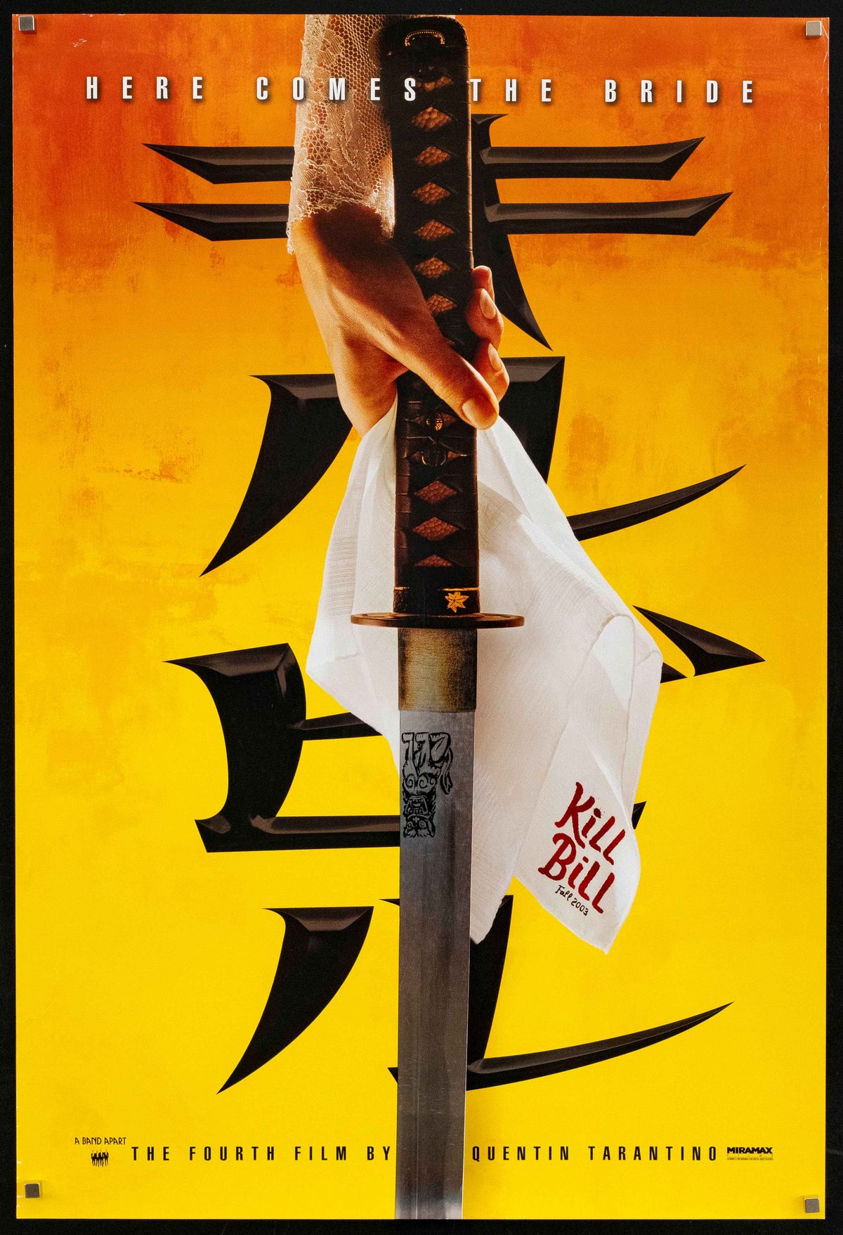 Kill Bill Volume 1 Original Vintage Movie Poster