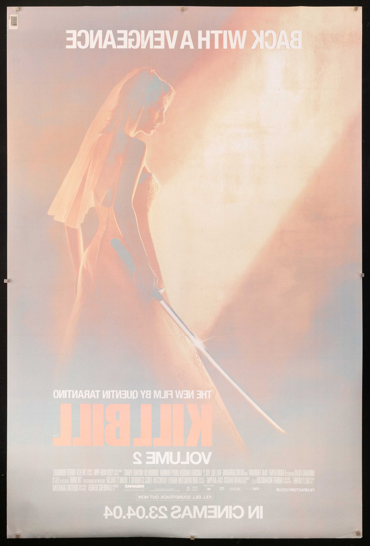 Kill Bill Volume 2 Original Vintage Movie Poster