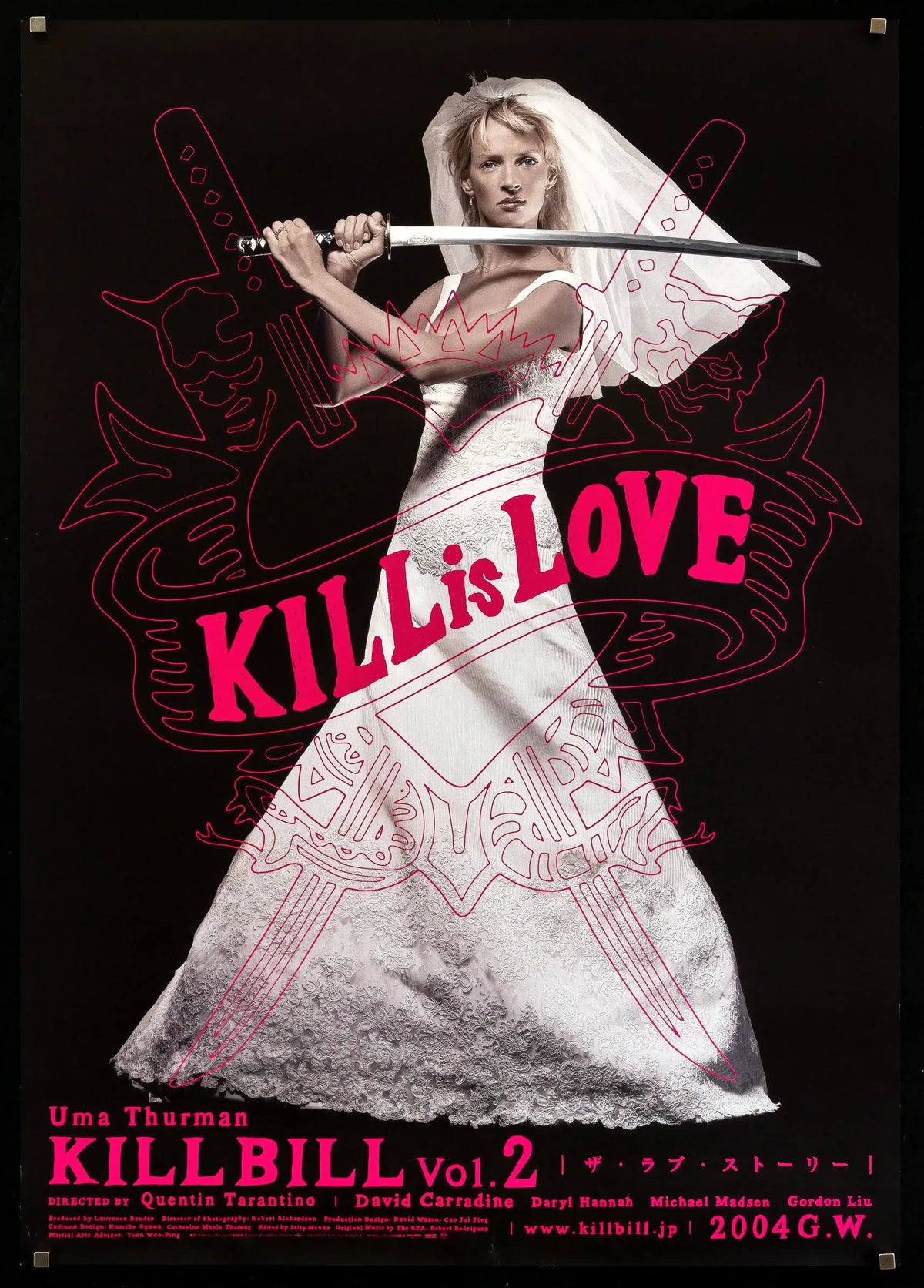 Kill Bill Volume 2 Original Vintage Movie Poster