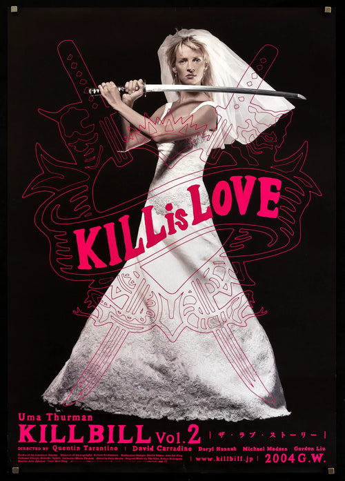 Kill Bill Volume 2 Original Vintage Movie Poster