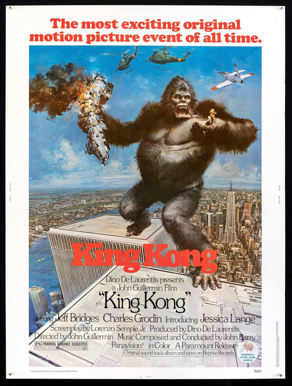 King Kong Original Vintage Movie Poster