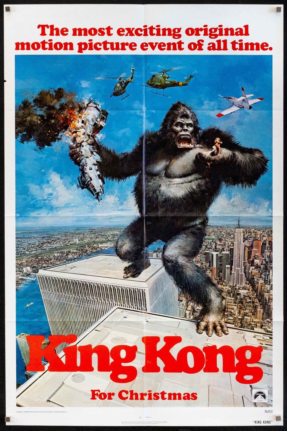 King Kong Original Vintage Movie Poster