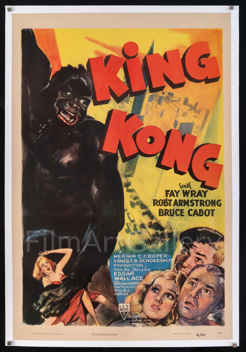 King Kong Original Vintage Movie Poster