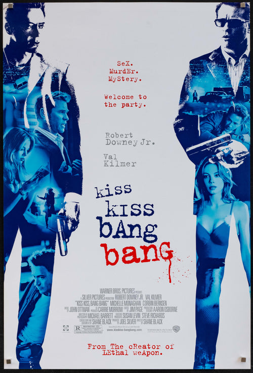 Kiss Kiss Bang Bang Original Vintage Movie Poster