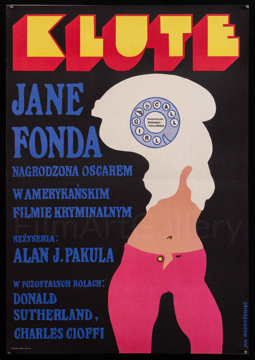 Klute Original Vintage Movie Poster
