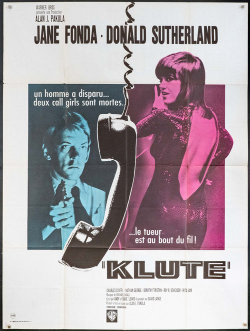 Klute Original Vintage Movie Poster