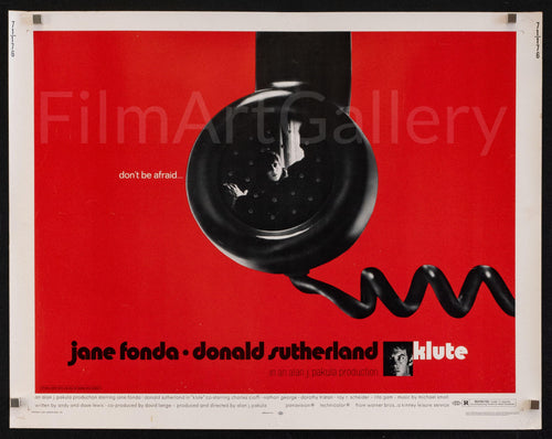 Klute Original Vintage Movie Poster
