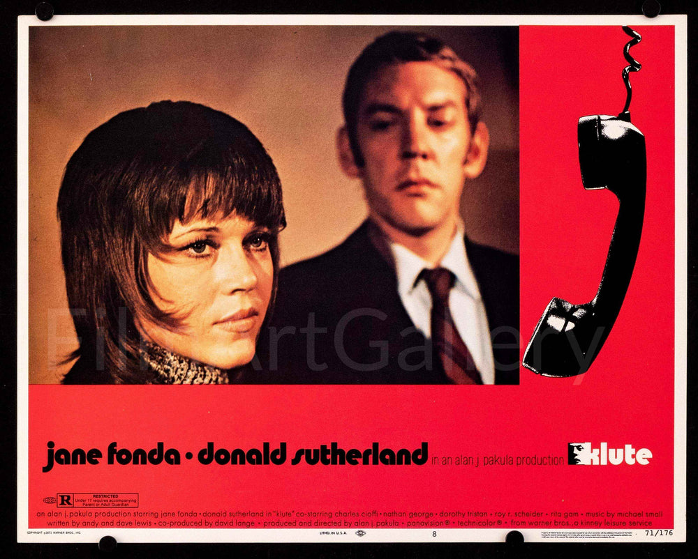 Klute Original Vintage Movie Poster