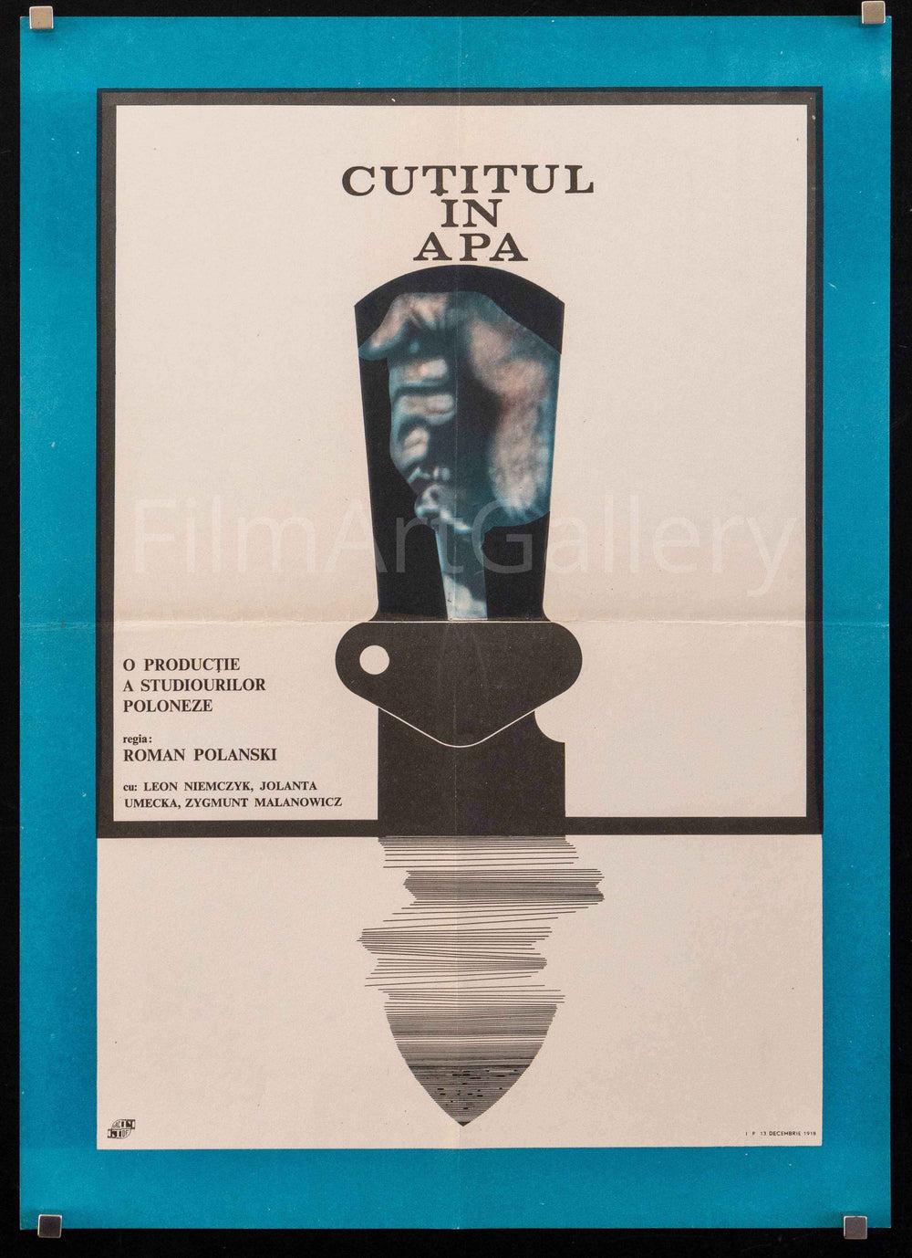 Knife in the Water Original Vintage Movie Poster