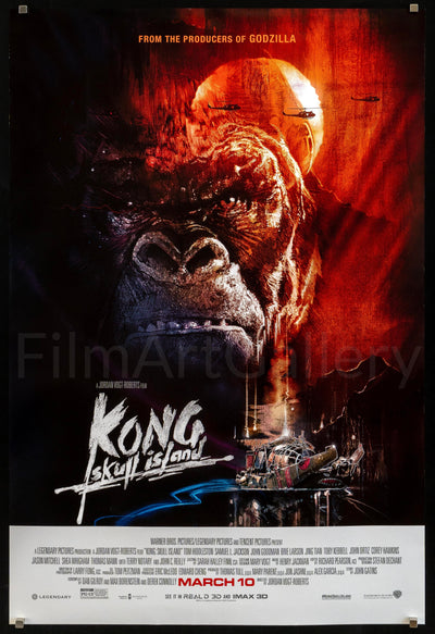 Kong Skull Island Original Vintage Movie Poster