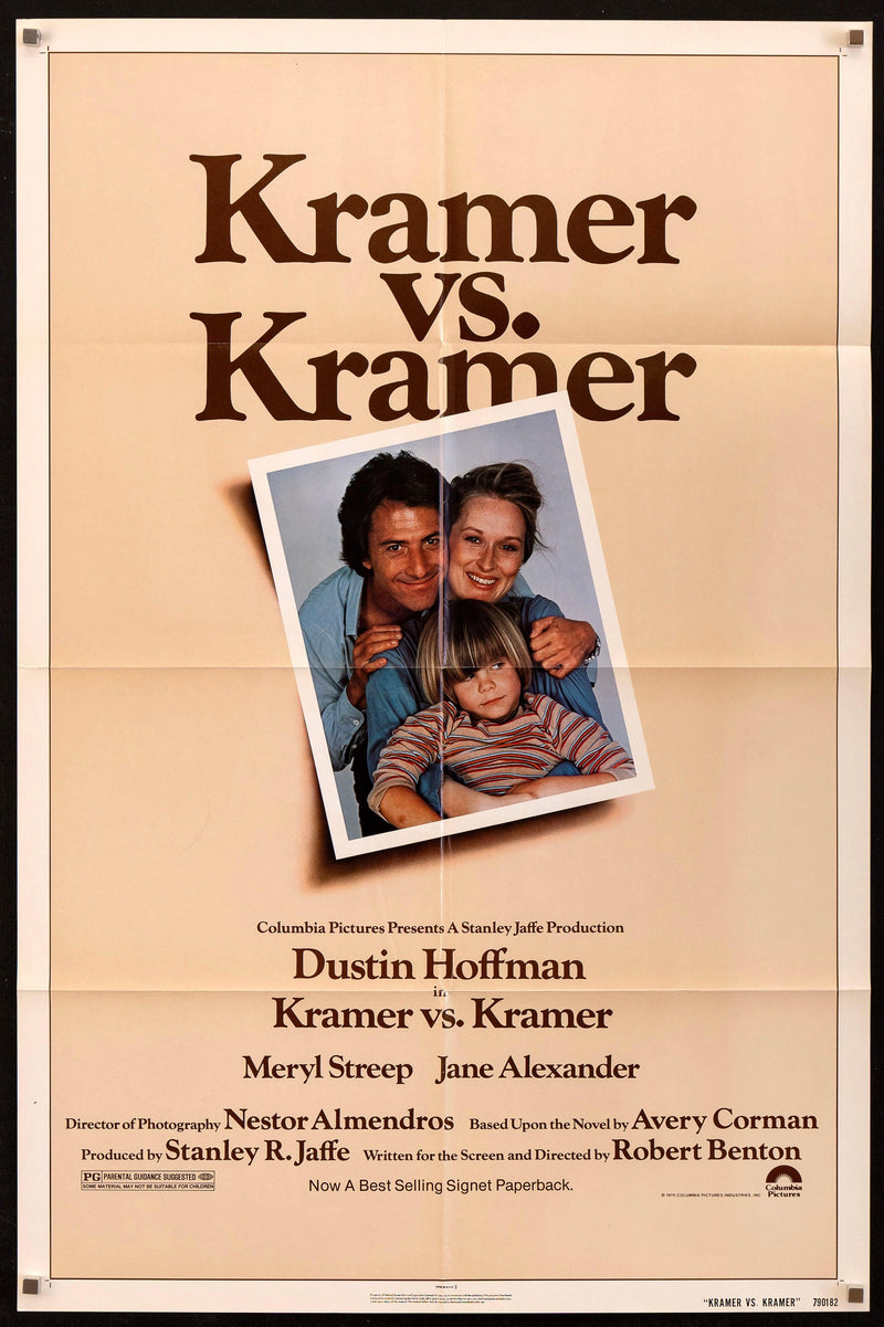 Kramer Vs. Kramer 1 Sheet (27x41) Original Vintage Movie Poster