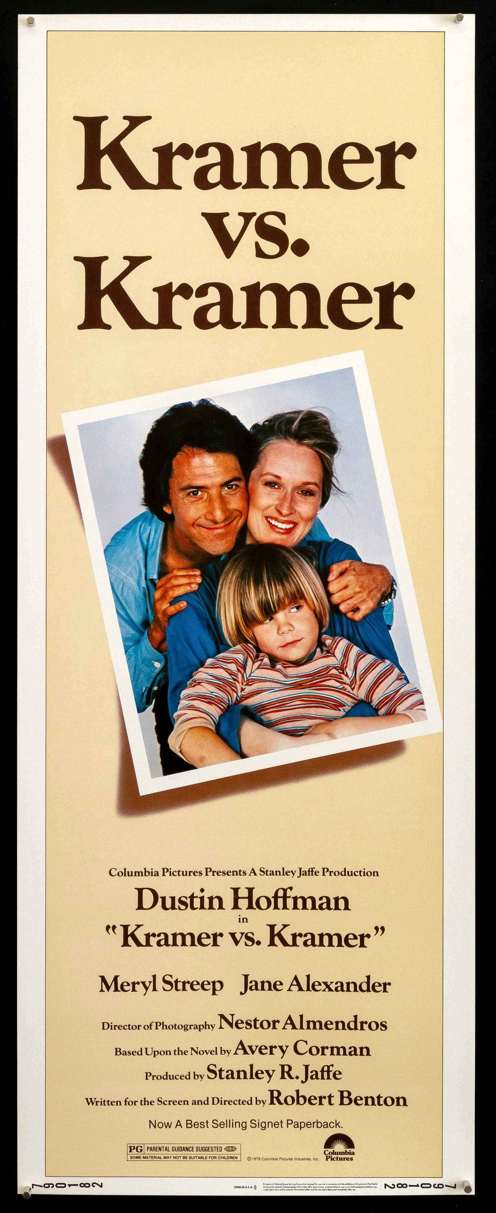 Kramer Vs. Kramer Original Vintage Movie Poster
