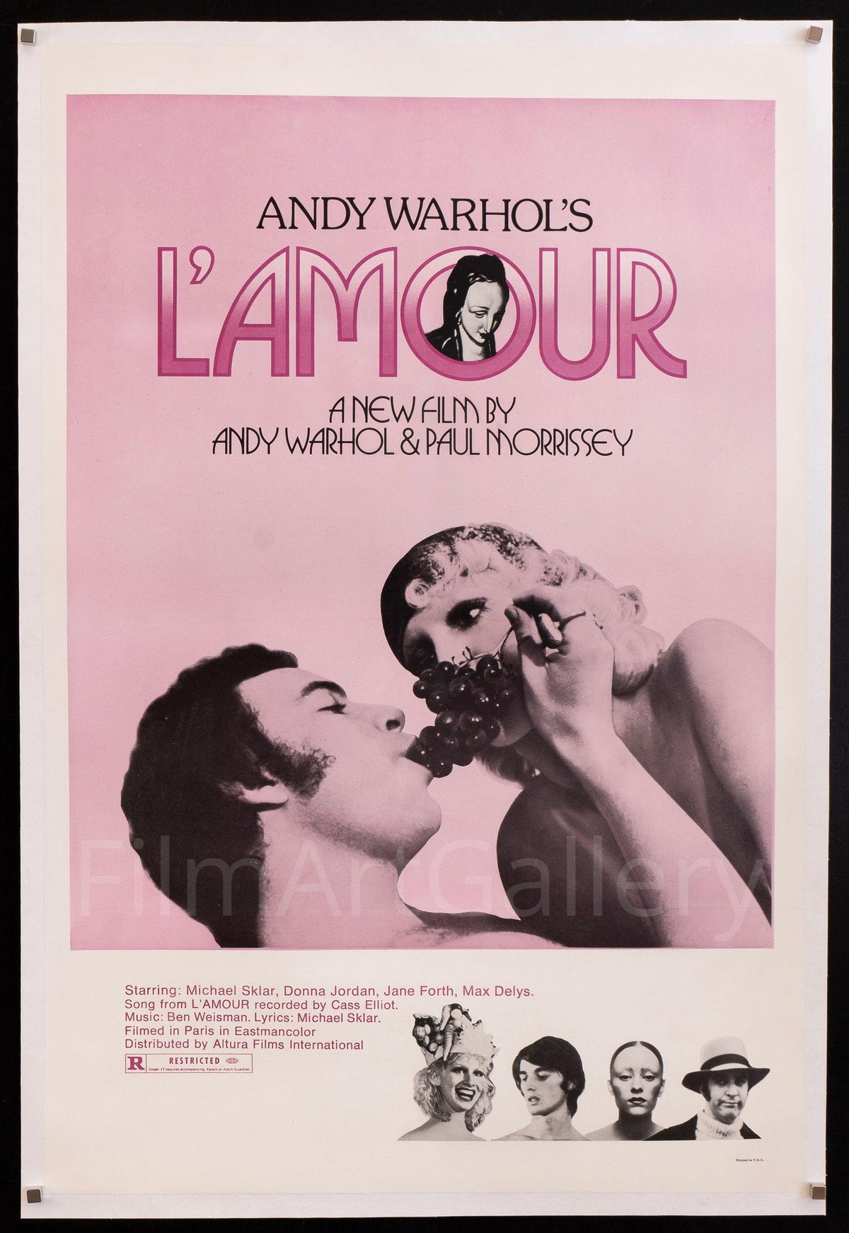L&#39;Amour (Andy Warhol) 1 Sheet (27x41) Original Vintage Movie Poster