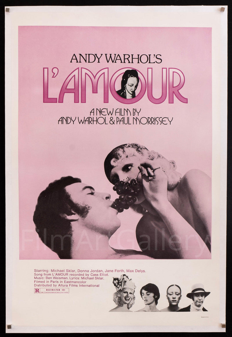 L'Amour (Andy Warhol) 1 Sheet (27x41) Original Vintage Movie Poster
