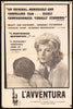L'Avventura Original Vintage Movie Poster