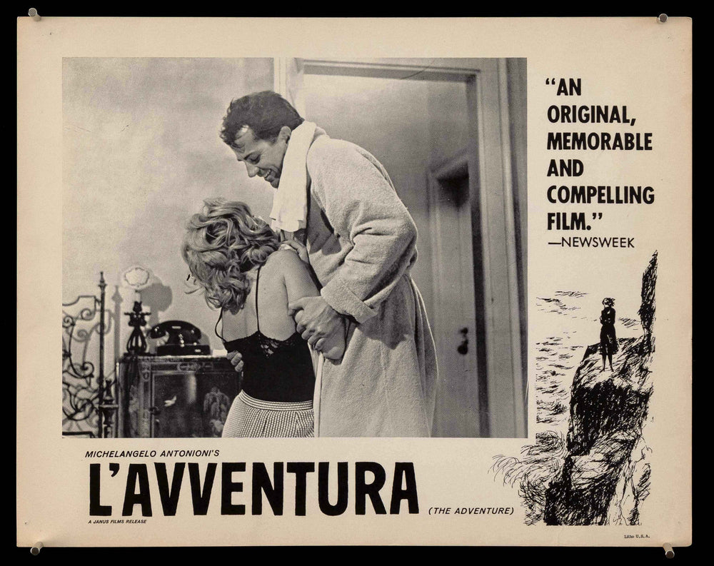 L'Avventura Original Vintage Movie Poster
