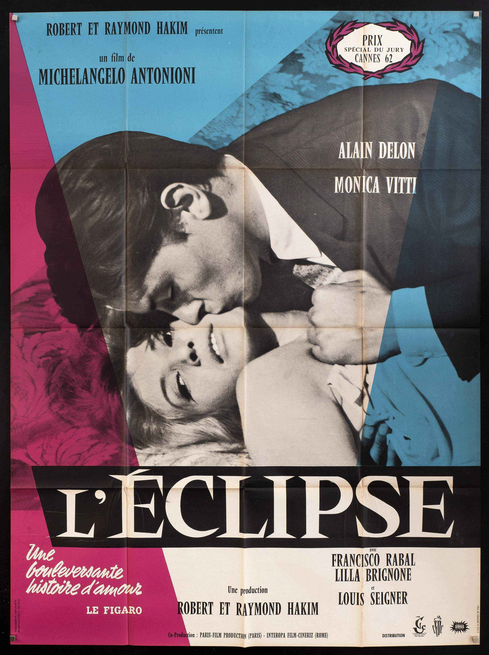 L'Eclisse Original Vintage Movie Poster