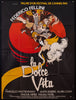La Dolce Vita French 1 panel (47x63) Original Vintage Movie Poster