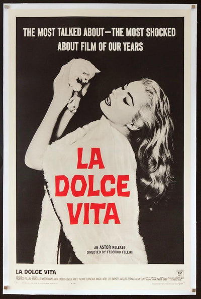 La Dolce Vita Original Vintage Movie Poster