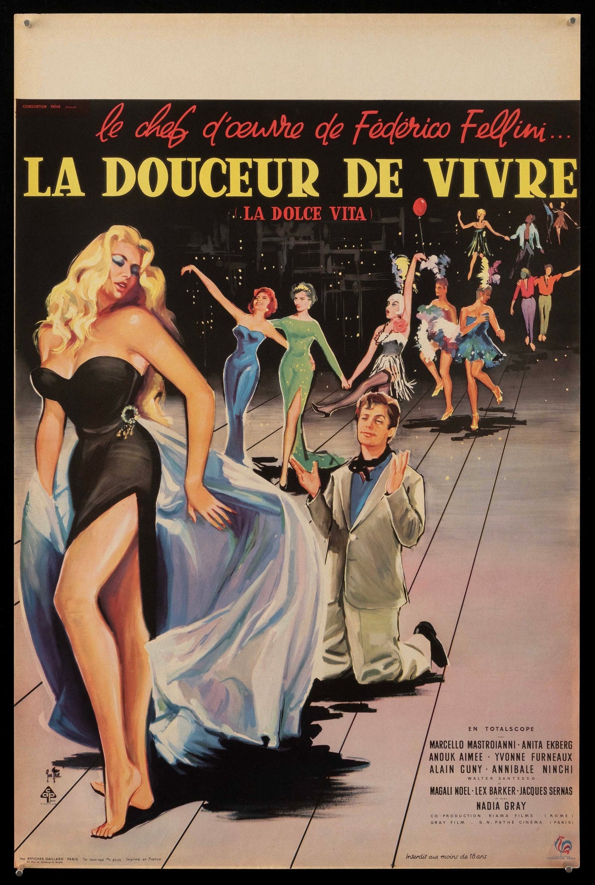 La Dolce Vita Original Vintage Movie Poster