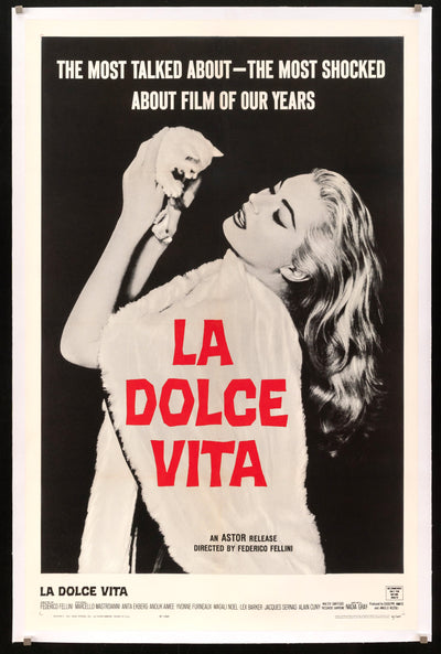 La Dolce Vita Original Vintage Movie Poster