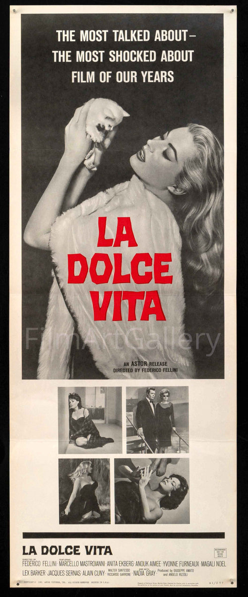 La Dolce Vita Original Vintage Movie Poster