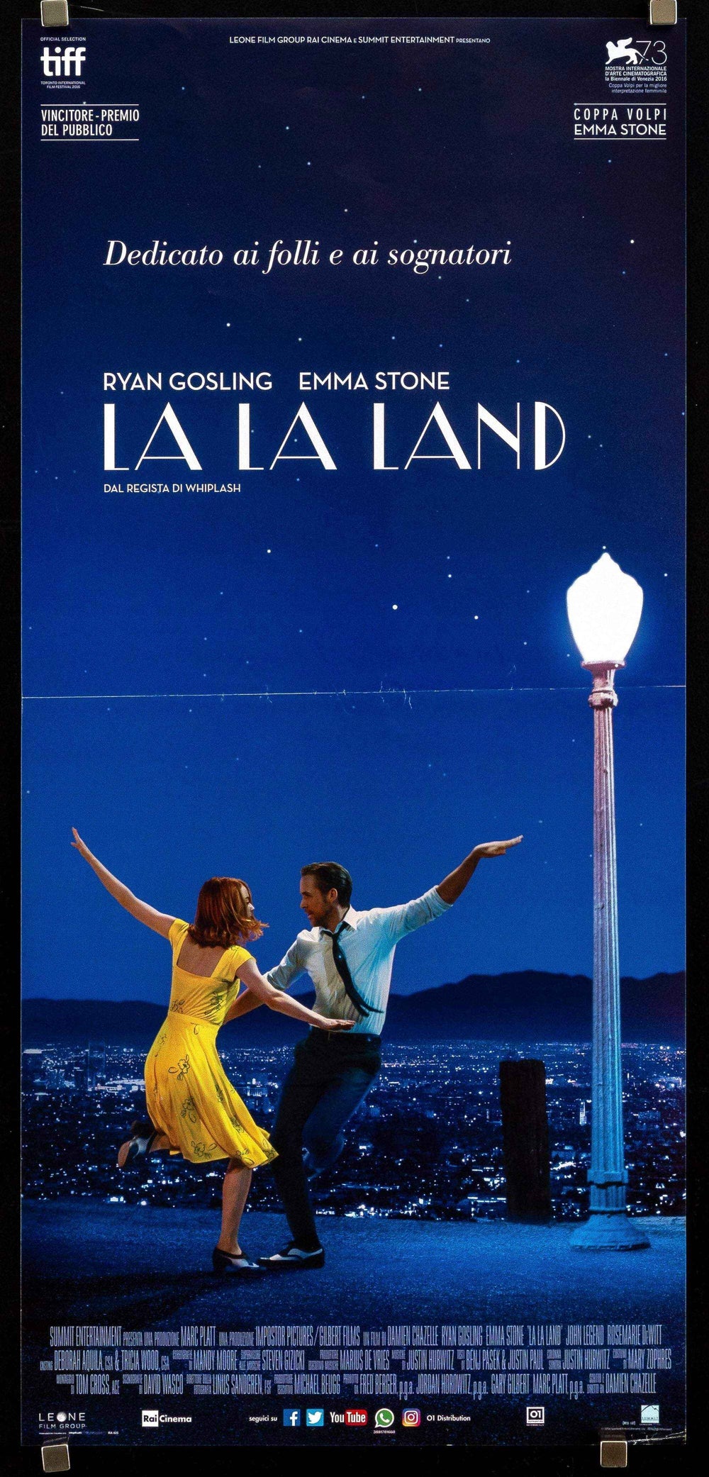 La La Land Original Vintage Movie Poster