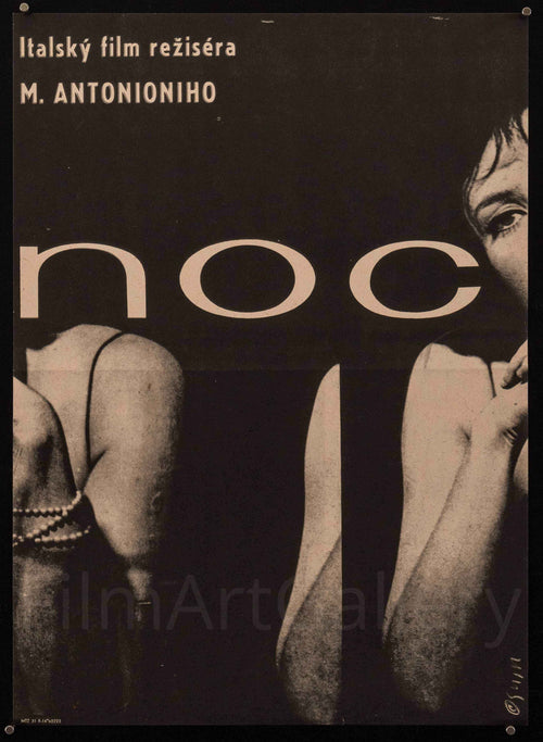 La Notte Original Vintage Movie Poster