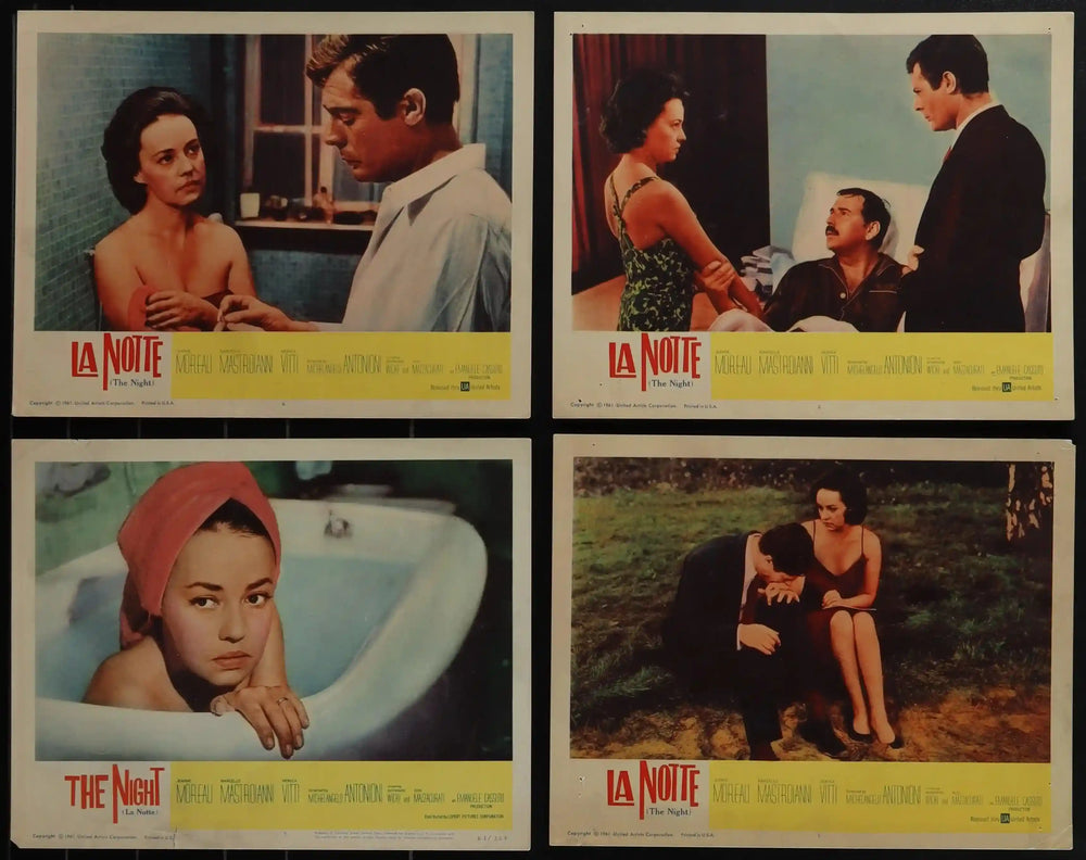 La Notte Original Vintage Movie Poster