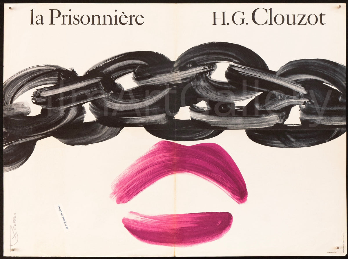 La Prisonniere (Woman In Chains) Original Vintage Movie Poster