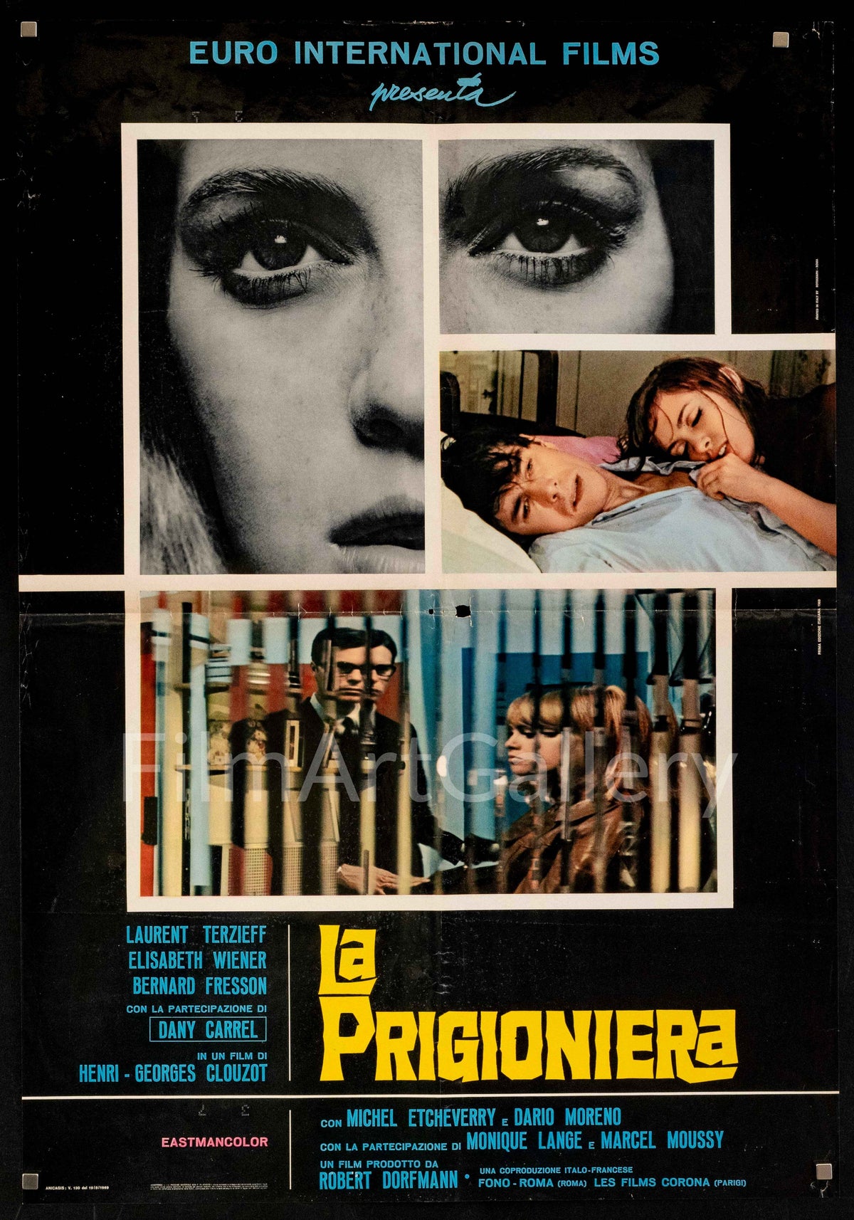 La Prisonniere (Woman In Chains) Original Vintage Movie Poster