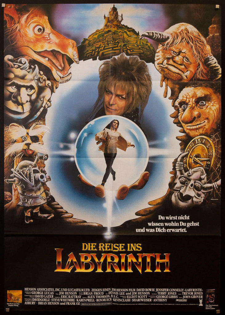 Labyrinth German Posters A0 German A0 (33x46) Original Vintage Movie Poster