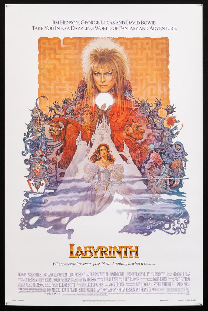Labyrinth Original Vintage Movie Poster