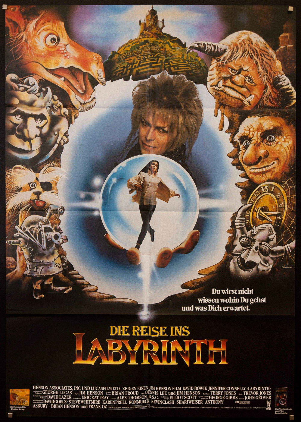 Labyrinth Original Vintage Movie Poster